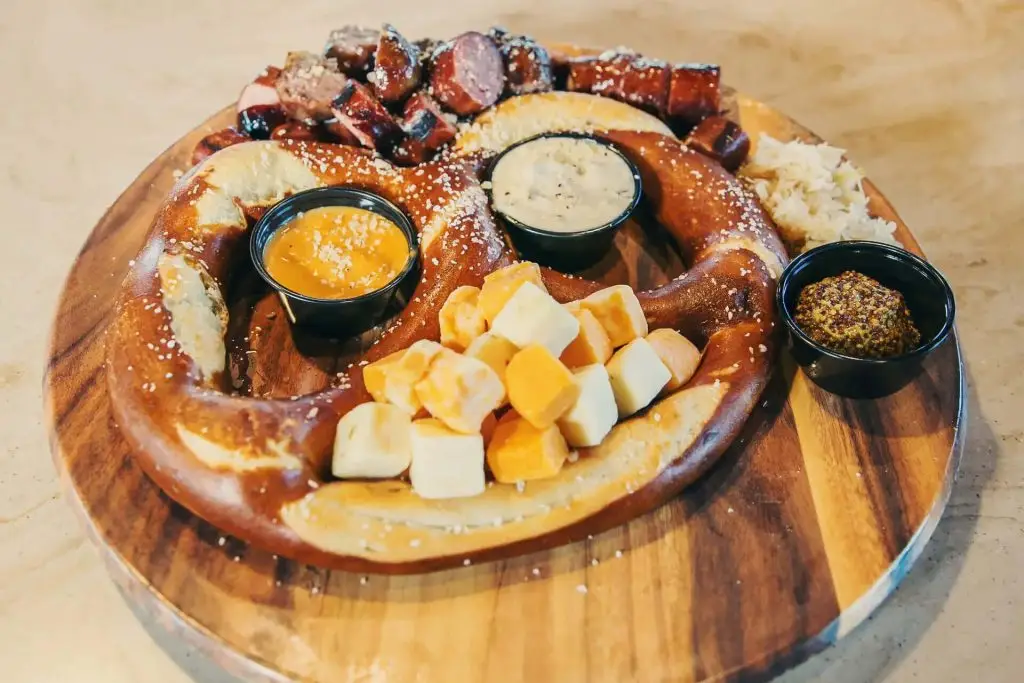 Pretzel Charcuterie Board, what to eat in Tinman Social