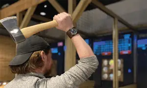 axe throwing in Little Elm, what to do in Tinman Social